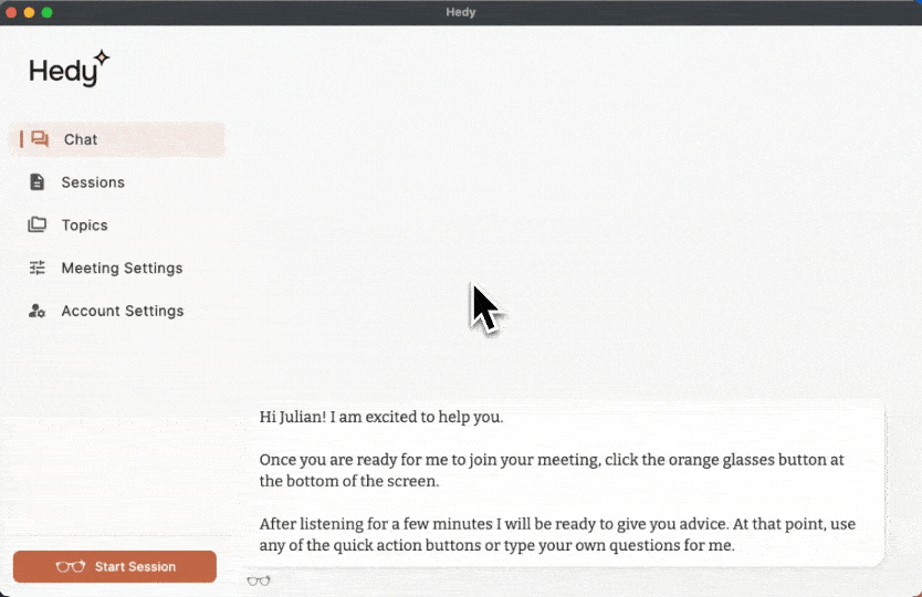 Wie man eine bestehende Audio- oder Videodatei in Hedy zur Analyse hochlaedt